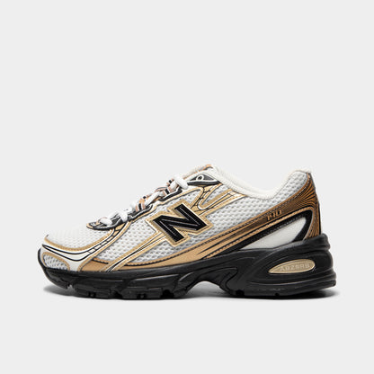 New Balance Junior 740 Sel de Mer / Noir - Or métallique