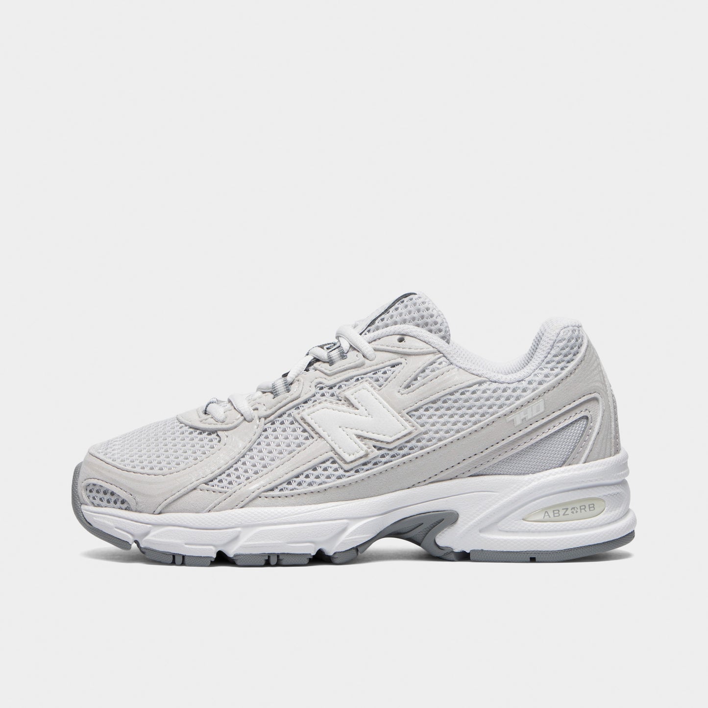 New Balance Juniors' 740 Grey Matter / White