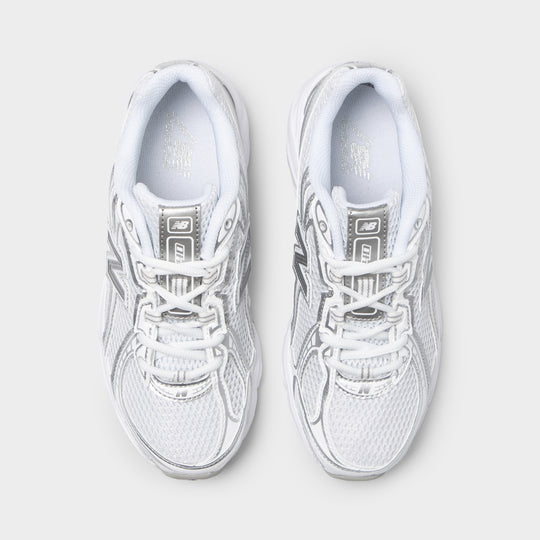 New Balance Juniors' 740 White / Silver Metallic