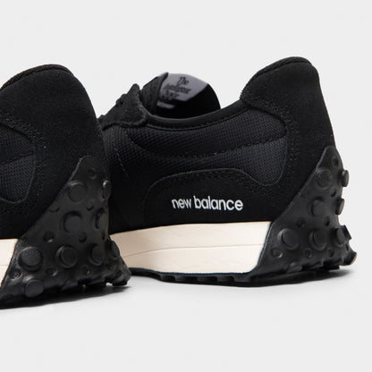 New Balance Juniors' 327 Black / White