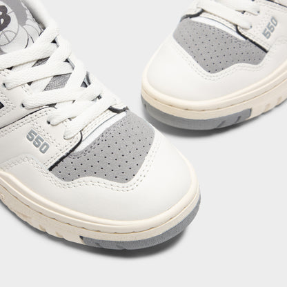 New Balance Juniors' 550 White / Grey