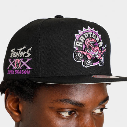 Mitchell & Ness Toronto Raptors Neon Tropical Snapback / Black
