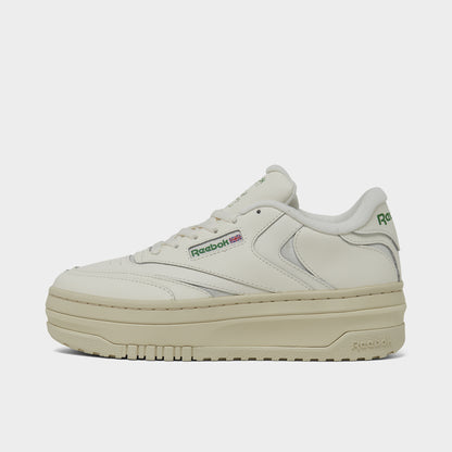 Reebok Femmes Club C Extra Chalk / Vert