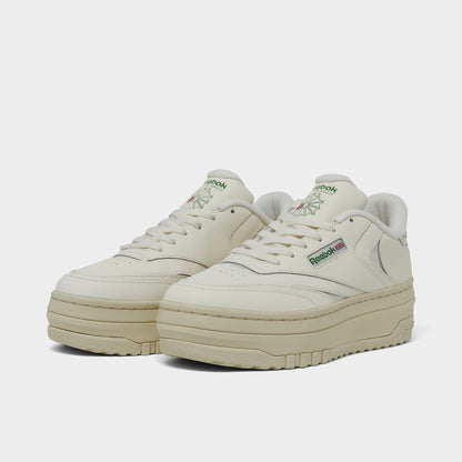 Reebok Femmes Club C Extra Chalk / Vert