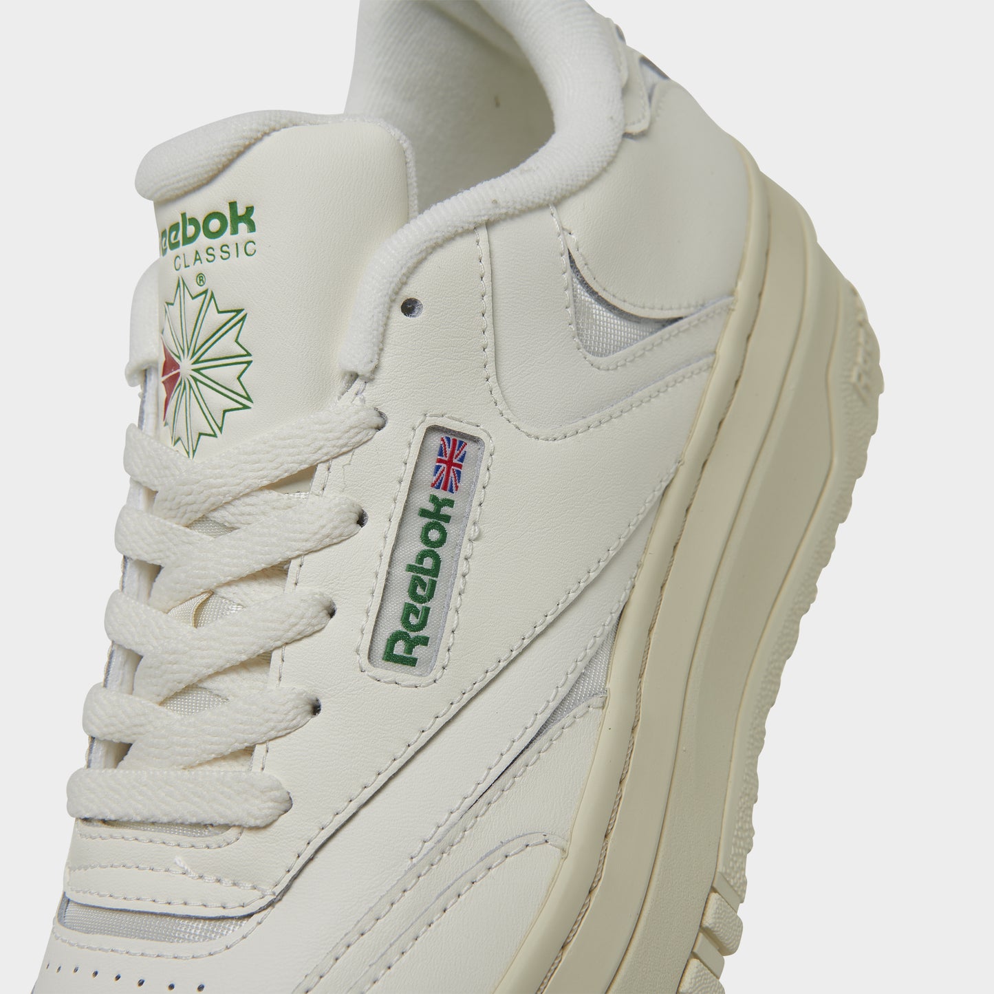 Reebok Femmes Club C Extra Chalk / Vert