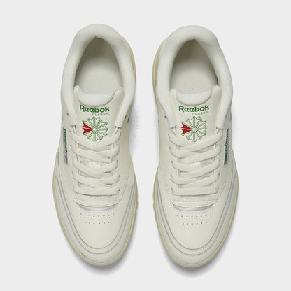 Reebok Femmes Club C Extra Chalk / Vert