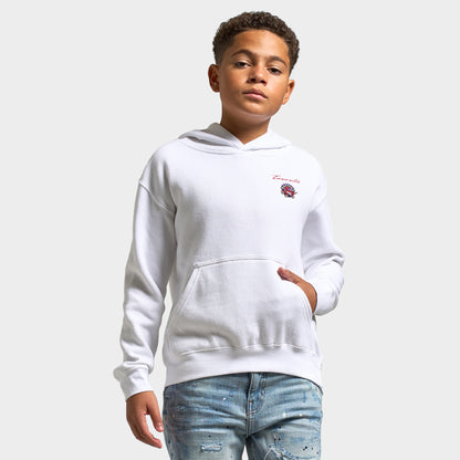 Mitchell & Ness Juniors' Tattoo Style Graphic Hoodie / White