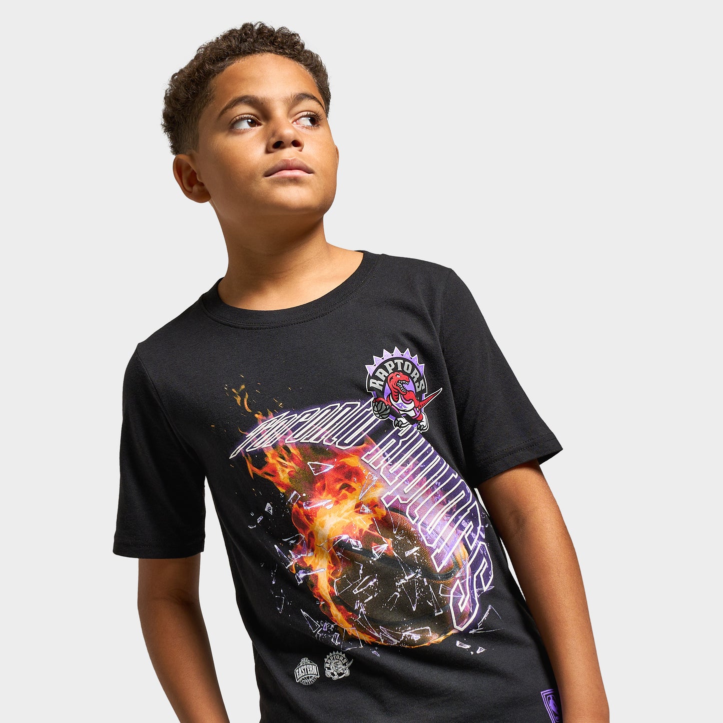 Mitchell & Ness Juniors' Raptors Meteor Tee / Black