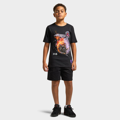 Mitchell & Ness Juniors' Raptors Meteor Tee / Black
