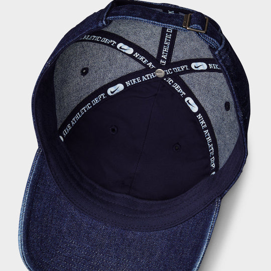 Nike Club Unstructured Denim Cap College Navy / White