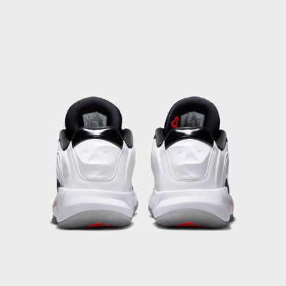 Jordan Luka 4 White / Bright Crimson - Black