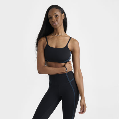 Nike One Soutien-gorge de sport convertible de maintien léger pour femme Noir / Noir - Armory Navy