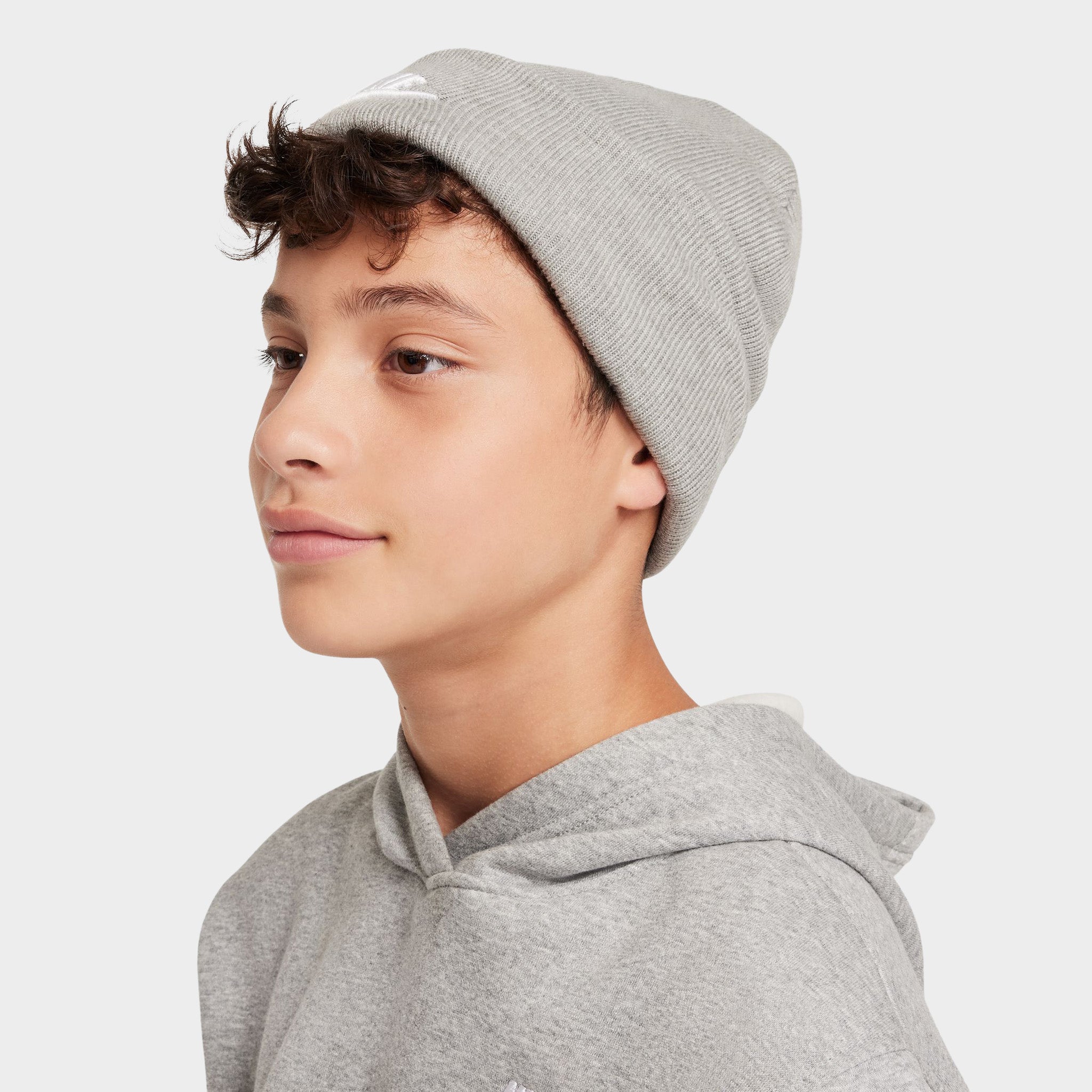 Nike Big Kids' Peak Tall Cuff Futura Beanie Grey / White – JD Sports