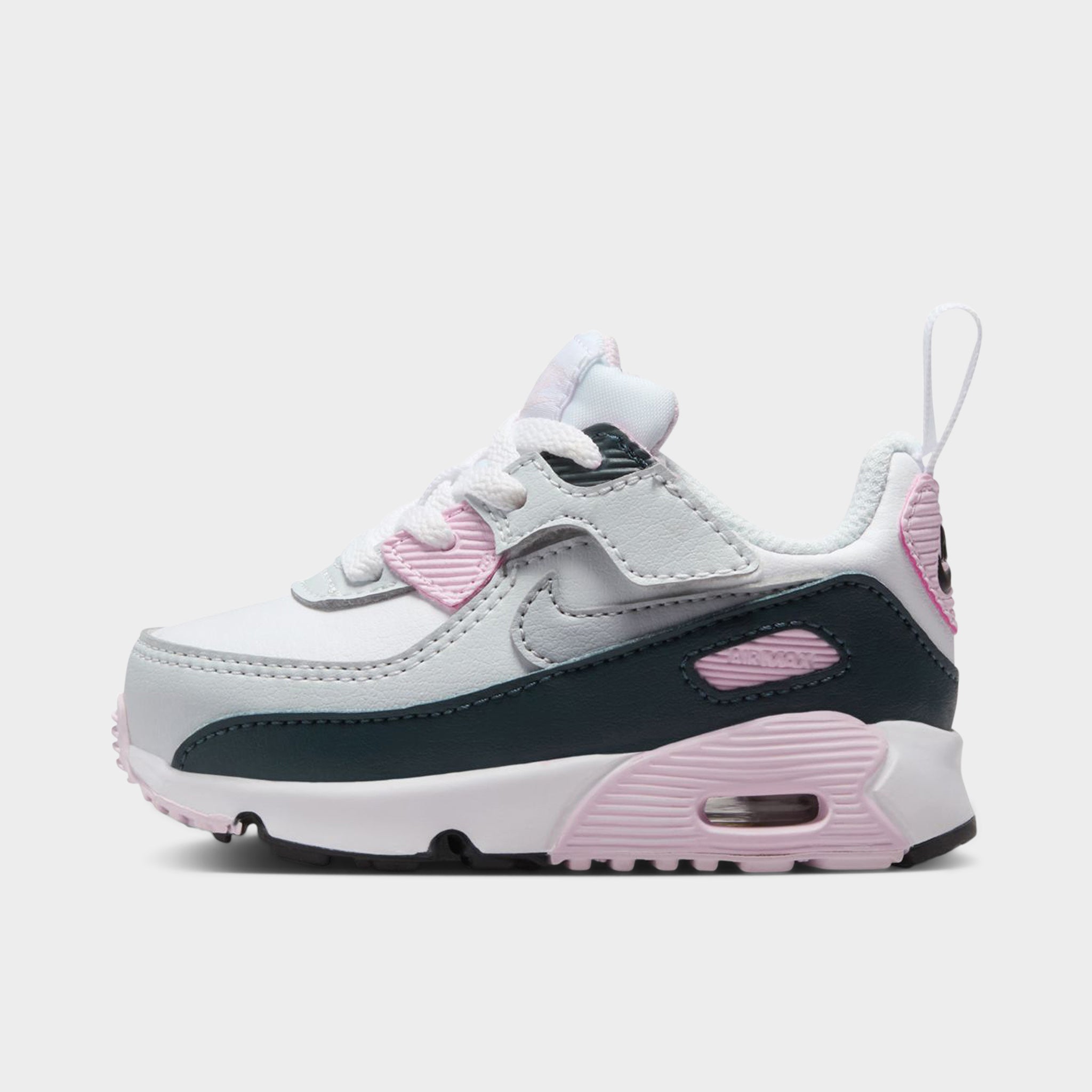 Nike Air Max 90 TD EasyOn White / Wolf Grey - Pink Foam – JD