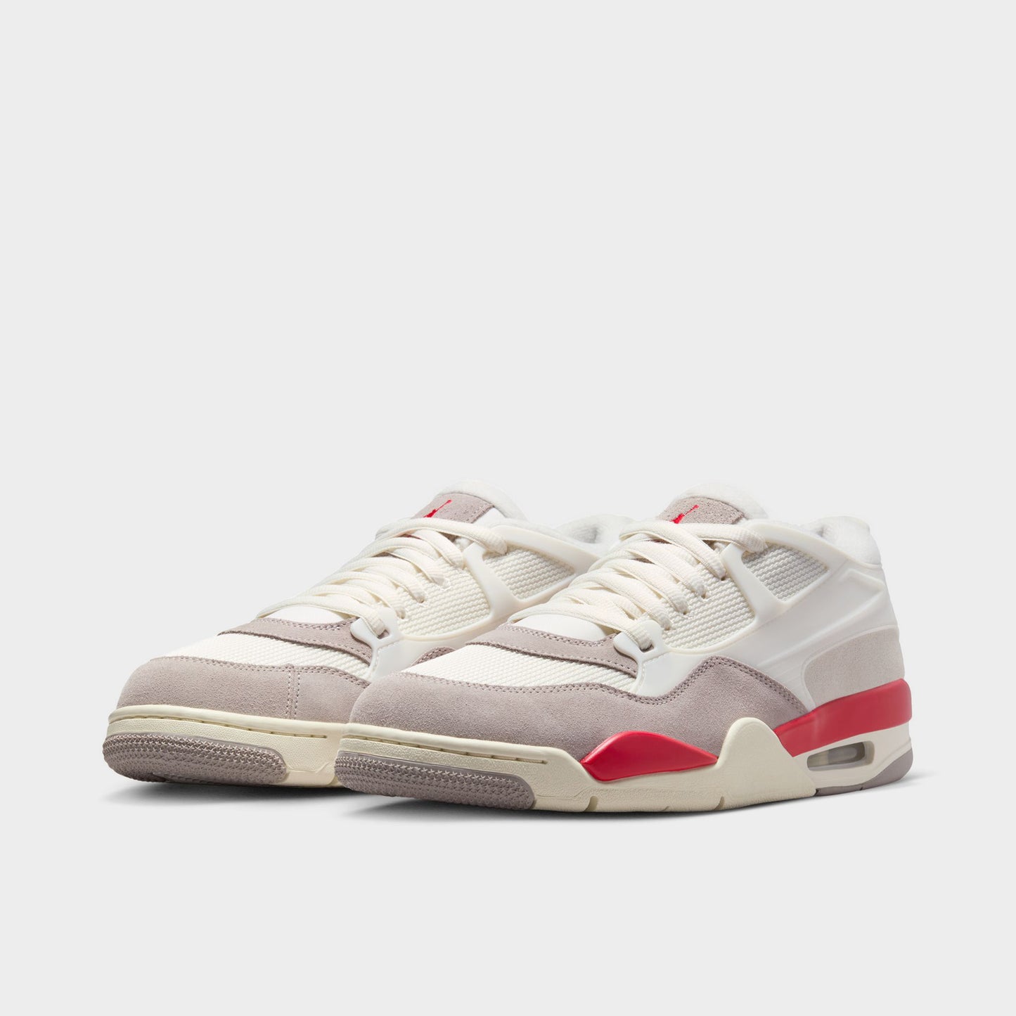 Jordan 4 RM Sail / Fire Red - College Grey - Coconut Milk