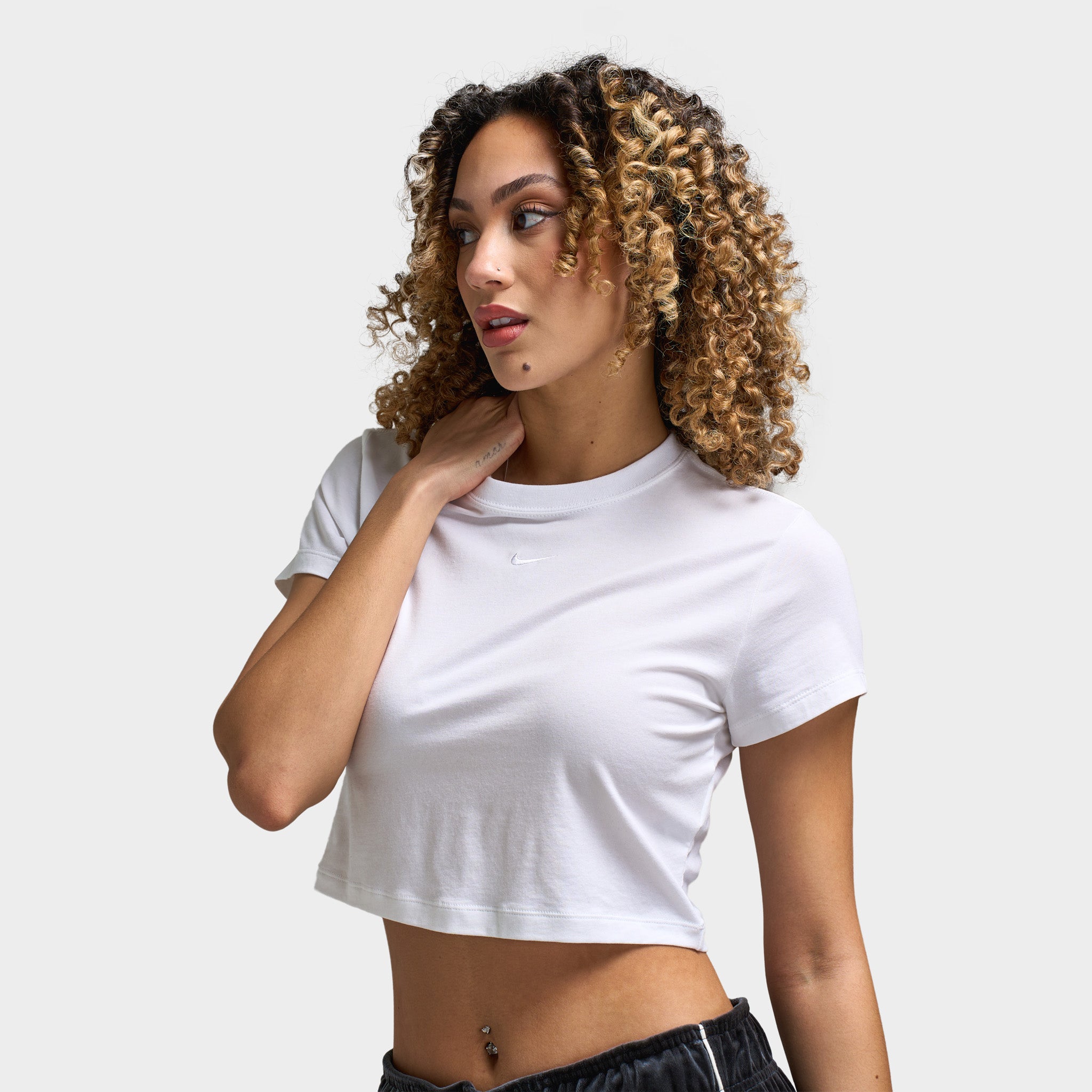 Nike Sportswear Women's Chill Knit Crop Top / White – JD Sports