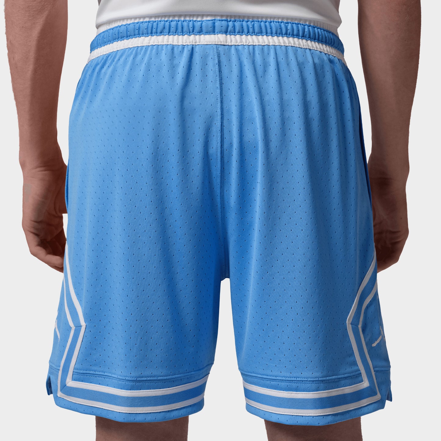 Jordan Sport Men's Dri-FIT Mesh Diamond Shorts University Blue / White