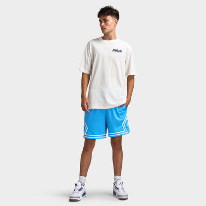 Jordan Sport Men's Dri-FIT Mesh Diamond Shorts University Blue / White