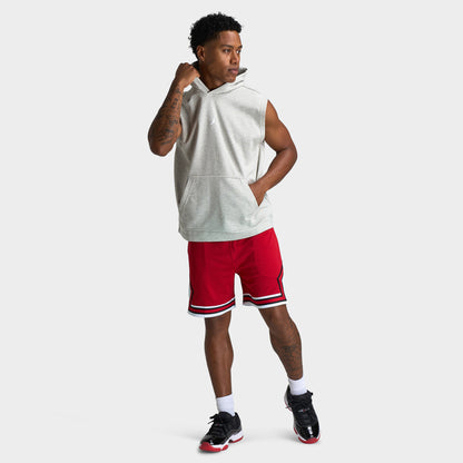 Jordan Sport Dri-FIT Mesh Diamond Shorts Rouge gymnique / Blanc - Noir