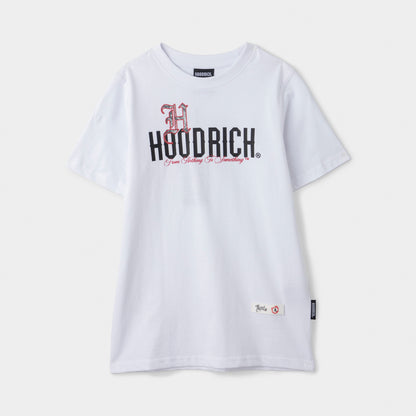 Hoodrich Junior Boys' Eterno T-Shirt White / Black - Lychee