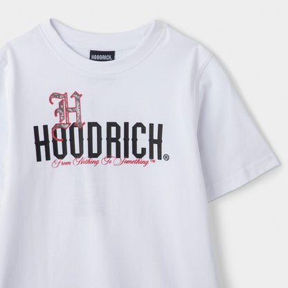 Hoodrich Junior Boys' Eterno T-Shirt White / Black - Lychee