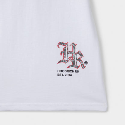 Hoodrich Junior Boys' Eterno T-Shirt White / Black - Lychee