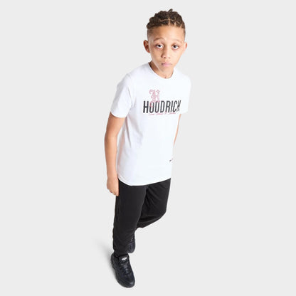 Hoodrich Junior Boys' Eterno T-Shirt White / Black - Lychee