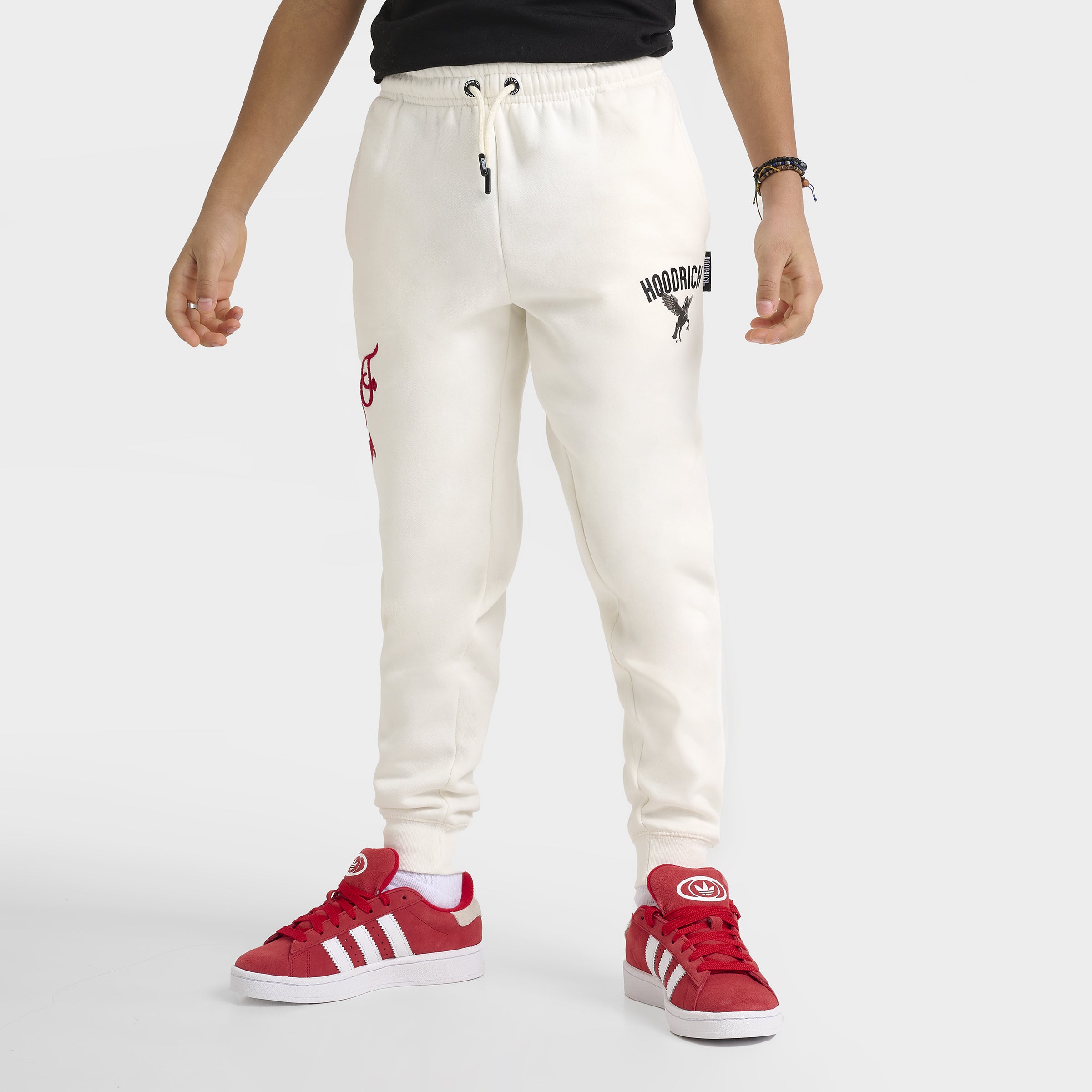 Hoodrich Junior Boys' Pegasus Cuffed Joggers Blanc De Blanc