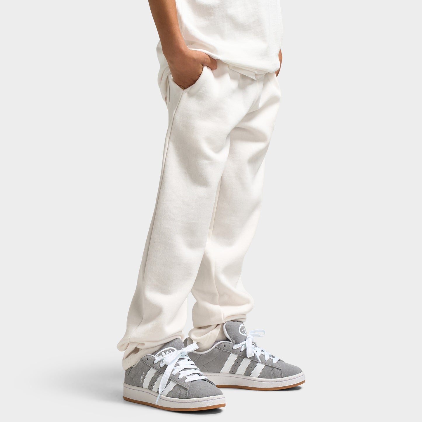 Hoodrich Juniors' Eagle Open Hem Jogger Blanc de Blanc / Black - Lychee