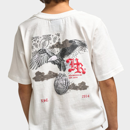 Hoodrich Juniors' Eagle Tee Blanc de Blanc / Black - Lychee