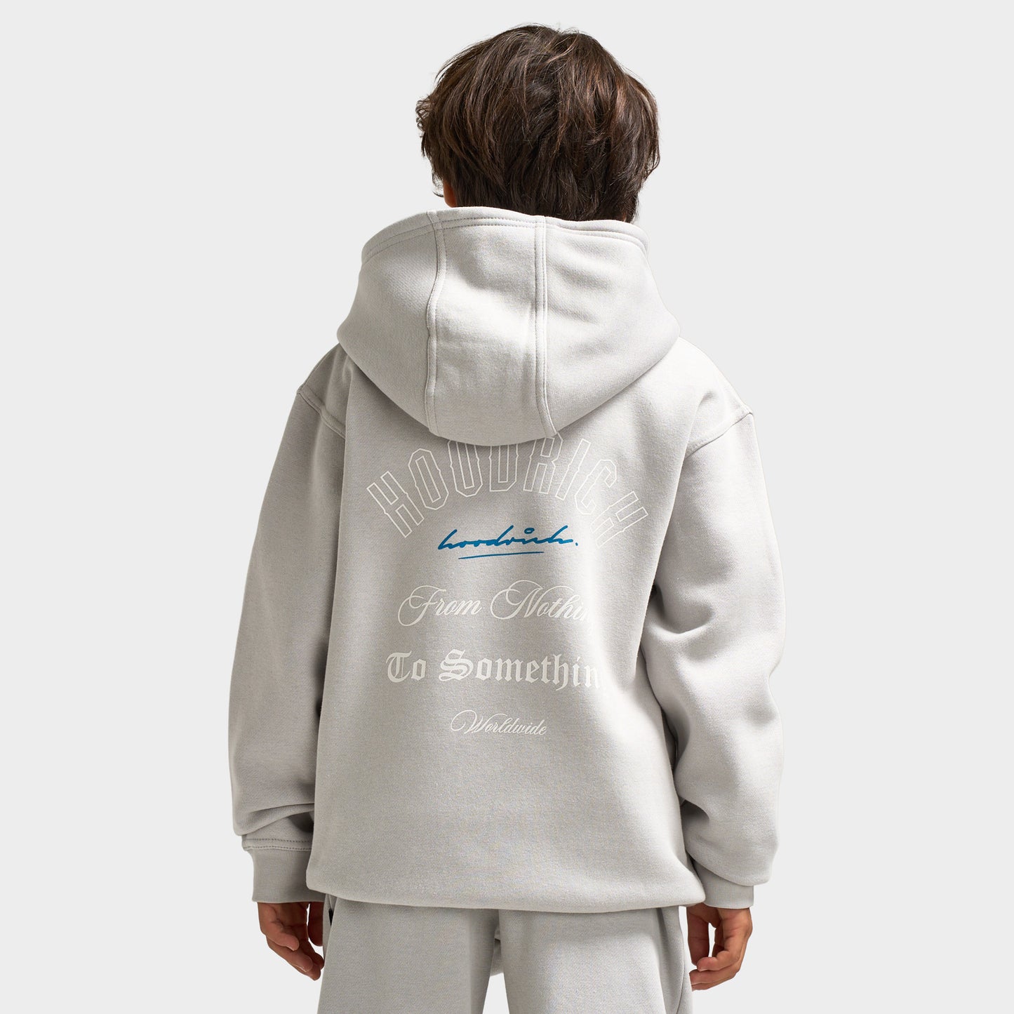 Hoodrich Juniors' Lynk Chandail à capuche gris calme / blanc - Bleu Danube