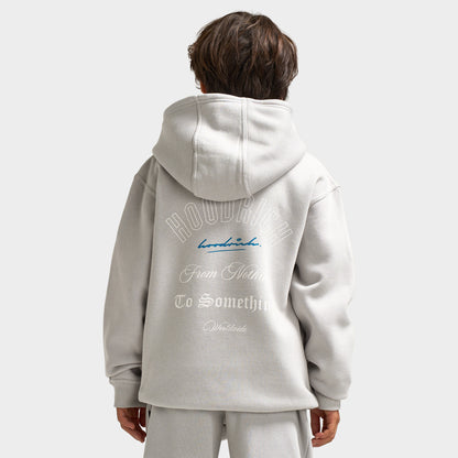 Hoodrich Juniors' Lynk Chandail à capuche gris calme / blanc - Bleu Danube