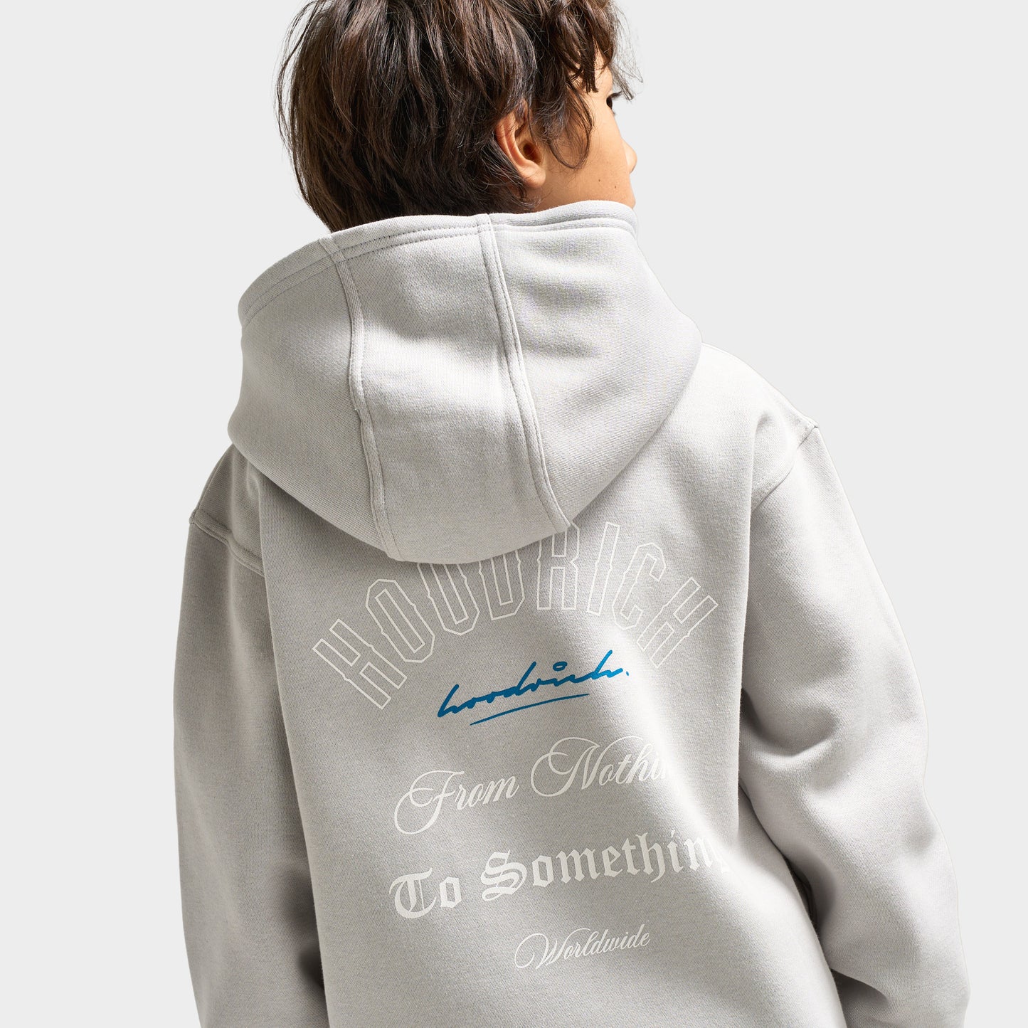 Hoodrich Juniors' Lynk Chandail à capuche gris calme / blanc - Bleu Danube