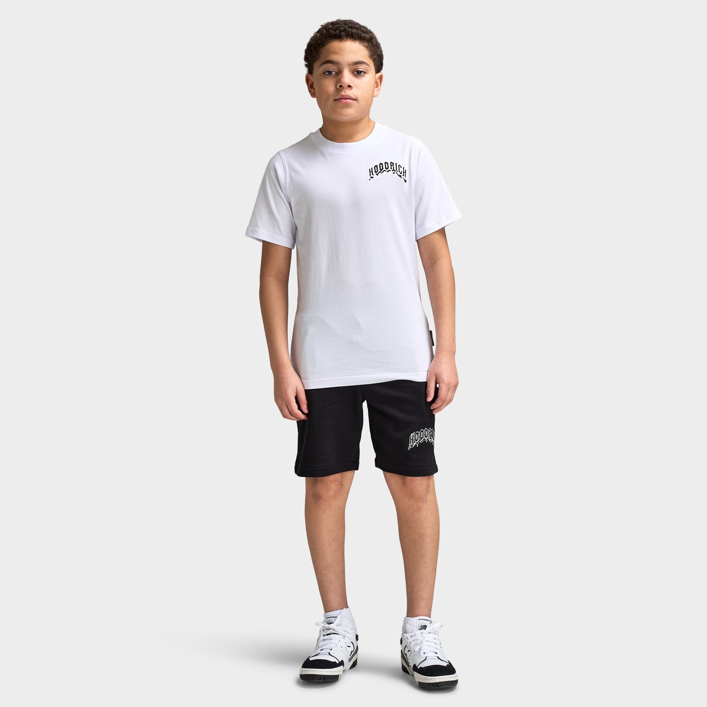 Hoodrich Juniors' Ritual Regular T-Shirt White / Black - Lava Smoke