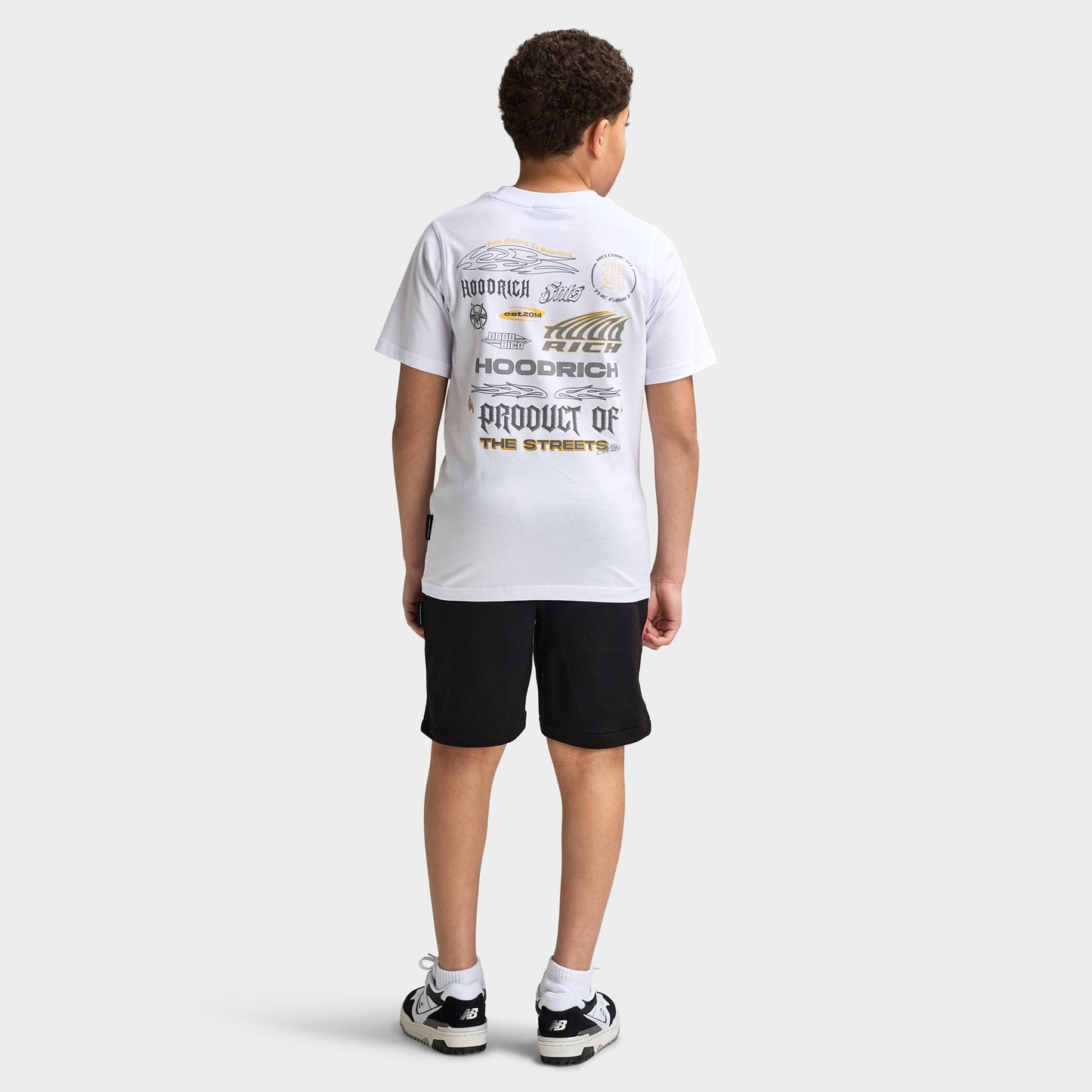 Hoodrich Juniors' Ritual Regular T-Shirt White / Black - Lava Smoke