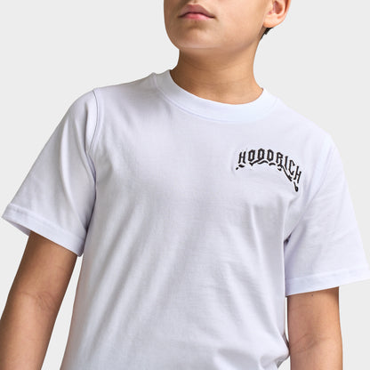 Hoodrich Juniors' Ritual Regular T-Shirt White / Black - Lava Smoke