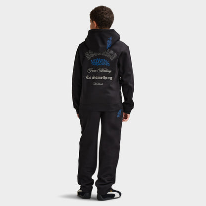 Hoodrich Junior Garçons intent Chandail à capuche Noir / Gris Clair - Bleu Lolite