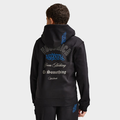 Hoodrich Junior Garçons intent Chandail à capuche Noir / Gris Clair - Bleu Lolite