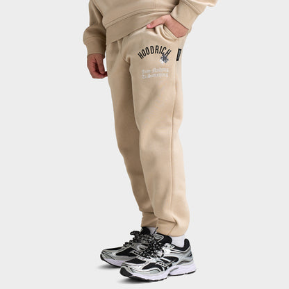 Hoodrich Junior Boy's Shadow Ribbed Cuff Jogger Oxford Tan / Black - White