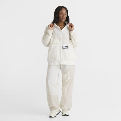 Nike Sportswear Women's Oversized Woven Jacket Sail / Light Orewood Brown - Sail