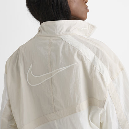Nike Sportswear Women's Oversized Woven Jacket Sail / Light Orewood Brown - Sail