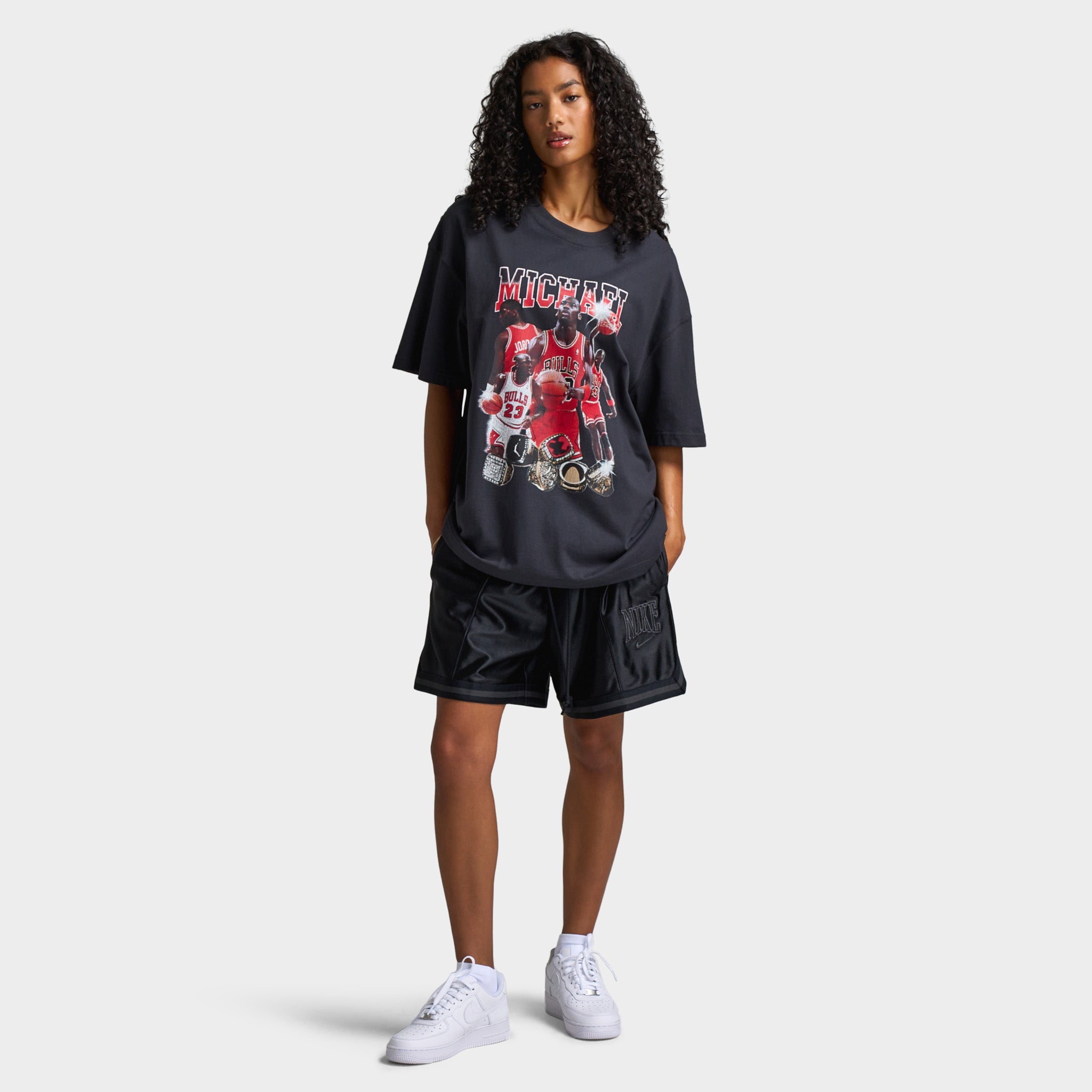 Jordan Women's Oversized Graphic Tee Mixtape / Off Noir – JD