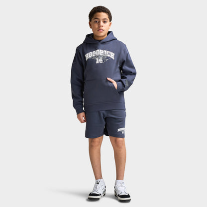 Hoodrich Junior Garçons Lyceum 2 panneaux Chandail à Capuche  Bleu Ombré / Blanc - Monument