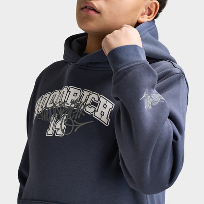 Hoodrich Junior Garçons Lyceum 2 panneaux Chandail à Capuche  Bleu Ombré / Blanc - Monument