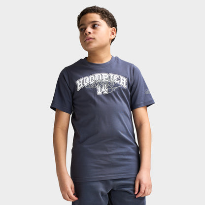 Hoodrich Junior Garçons Lyceum T-shirt Bleu Ombré/ Blanc - Monument