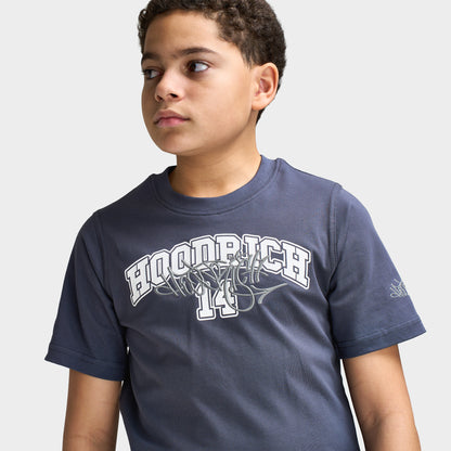 Hoodrich Junior Garçons Lyceum T-shirt Bleu Ombré/ Blanc - Monument