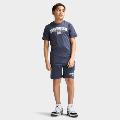 Hoodrich Junior Gaarçon Lyceum Shorts Bleu Ombré / Blanc - Monument