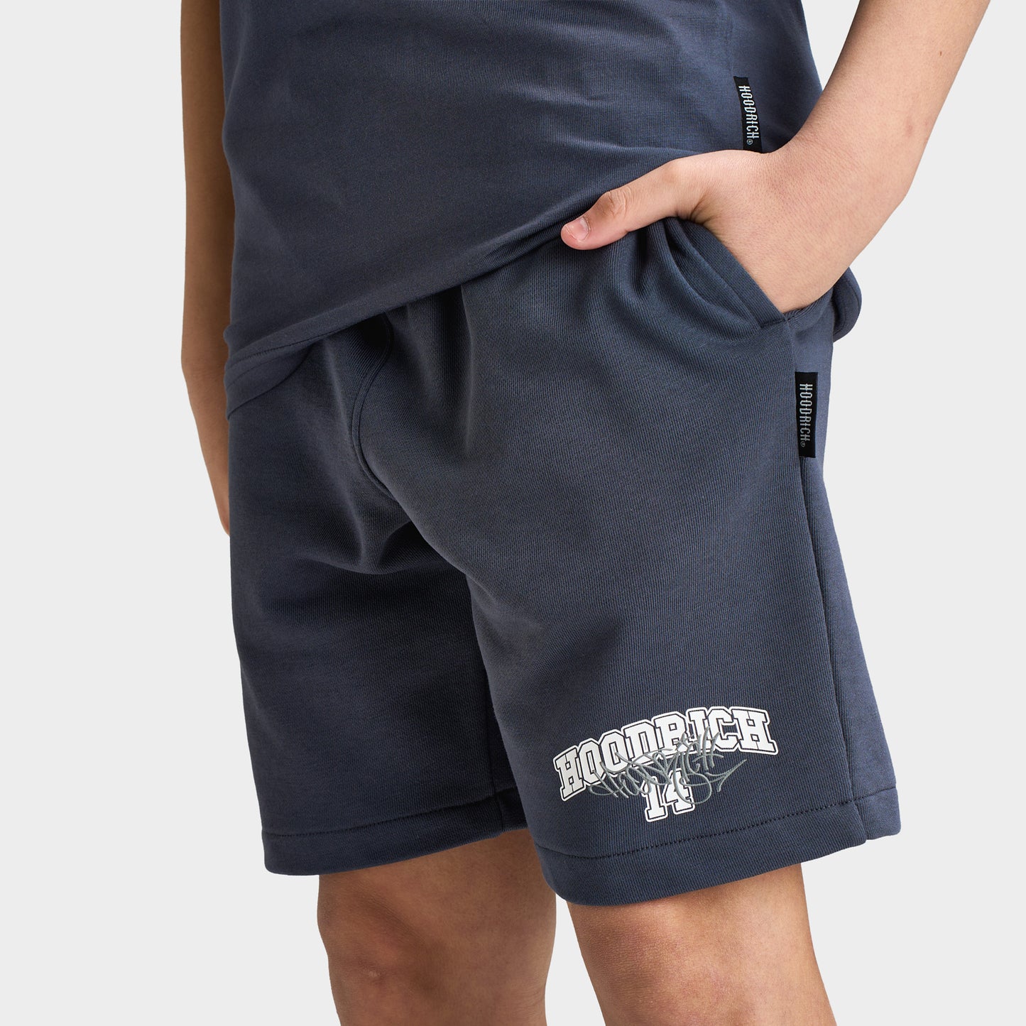 Hoodrich Junior Gaarçon Lyceum Shorts Bleu Ombré / Blanc - Monument