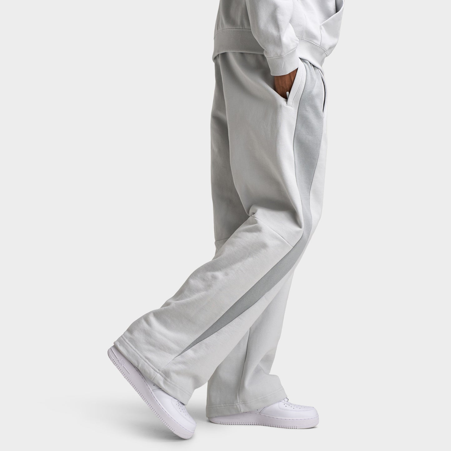 Nike Air Fleece Pants Photon Dust / Light Smoke Grey - Hyper Royal