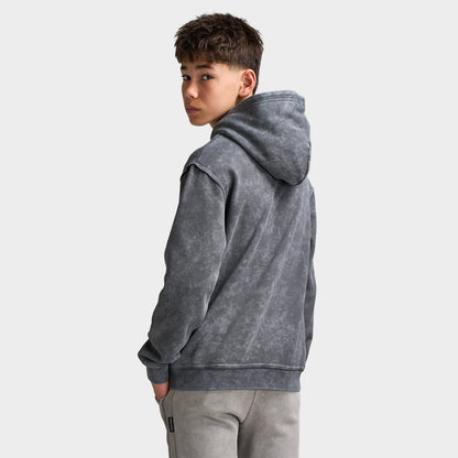 Hoodrich Chandail à capuchon ample pour junior / Asphalt